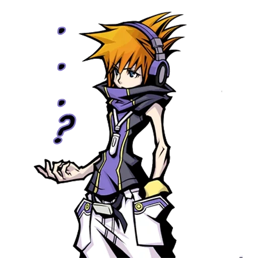 neku sakuraba, anime characters, characters anime drawings, the world ends with you, the world ends with you game