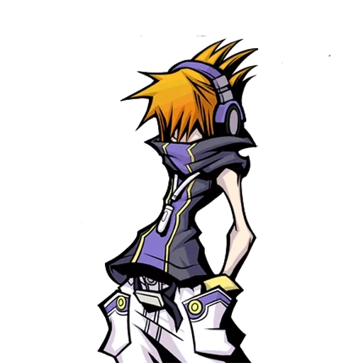 neku sakuraba, anime characters, the world ends with you, the world ends with you game, the world ends with you are characters