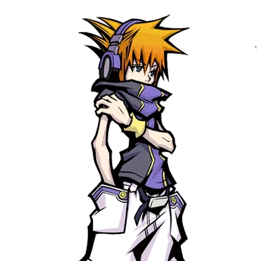 anime drawings, neku sakuraba, anime characters, characters anime drawings, the world ends with you game