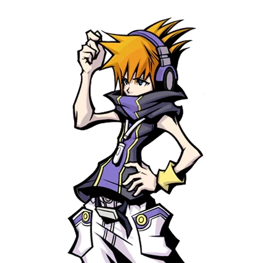 anime, personagens, desenhos de anime, neku sakuraba, personagens de anime