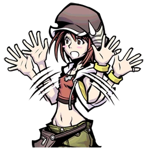 twewy shiki, anime characters, the world ends with you