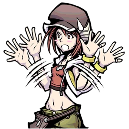 tweewy shiki, i personaggi degli anime, the world ends with you