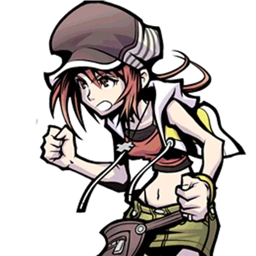 shiki twewy, corações do reino, personagens de anime, o mundo acaba com você