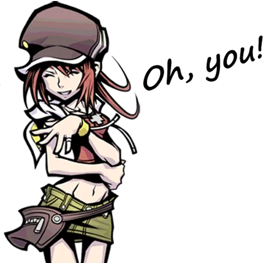 twewy shiki, anime girls, anime characters, the world ends with you