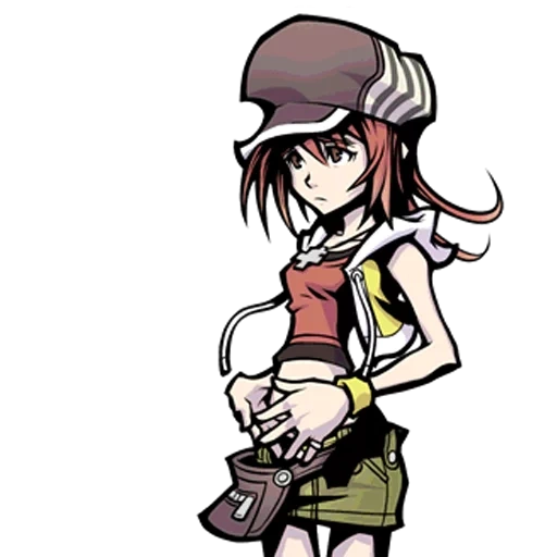 twewy shiki, the heroine of the anime, anime characters, the world ends with you