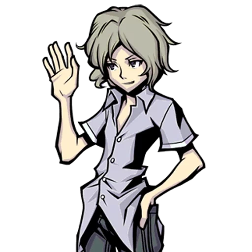 joshua twewy, joshua twewy, nagito sprites, ronpa nagito sprite, the world ends with you