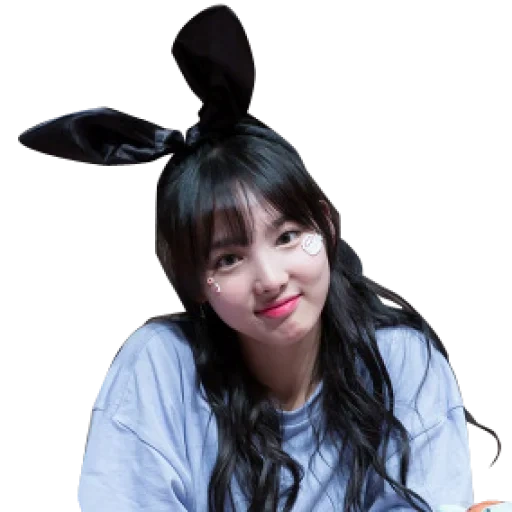 им наён, twice, женщина, twice nayeon, black bunny