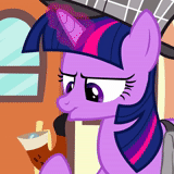 pony twilight sparkle, twilight sparkle thinks