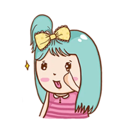 chibi, dessin de kawai, animation suz, croquis de fille mignonne