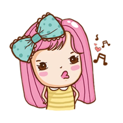 clipart, gerl manis, gadis kavai, gambar kawaii