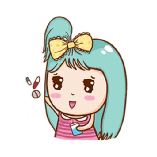 chibi, gadis kavai, gambar kawaii, gambar kavai, gambar sketsa kawaii