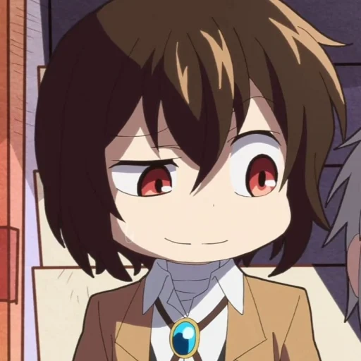 taizai chibi, ozaiji anime, dazaiji, dazai osamu chibi, osho dazai anime