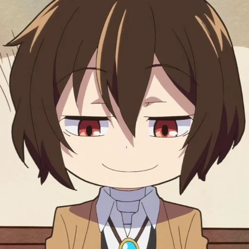 dazai, chibi dazaiji, ozaiji anime, dazaiji, osho dazai anime