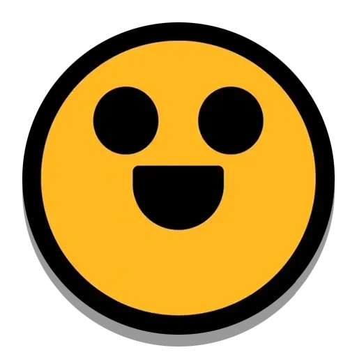 emoji, brawl stars, smile icon, brawl stars pins, bravl stars smiley