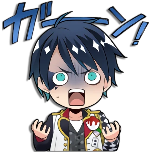 chibi, rin okumura, chibi midoria, blue exorcist, chibi franks hiro