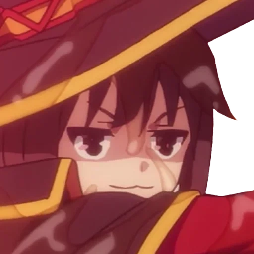 megumin, mégalamine, mélanine, boîte de sourire narquois du dôme, anime ono yuba makumyo meme