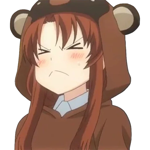 lucu itu sayang, anime bam, karakter anime, anime 3 strip, rakun bukan biyori