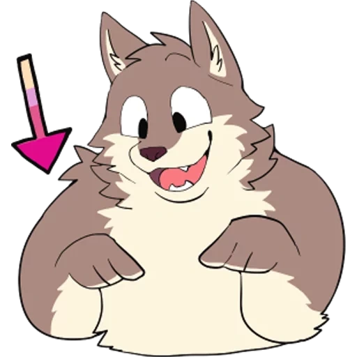 fox, anime, character cat, raccoon drawing