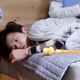 asian, a sick child, bed, the boy fell asleep, unforgettable love drama 2021