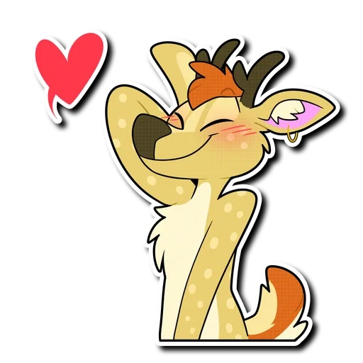 telegram fox and hugs, hugs sticker telegram, stickers, stickers for telegram, stickers fox