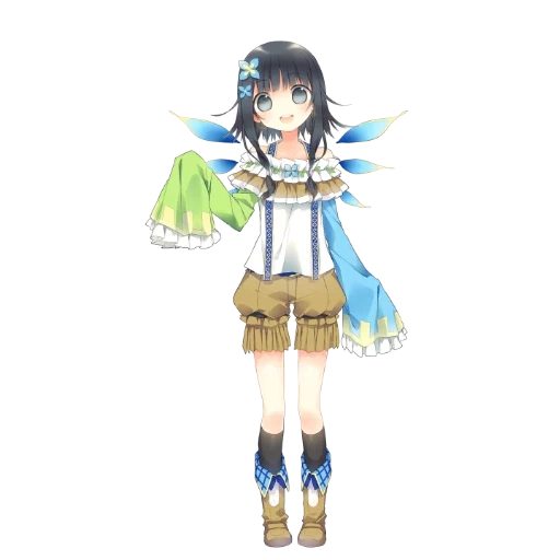 anime girls, olivia fanloid, luo tianyi vocaloid, the characters of the girl's anime