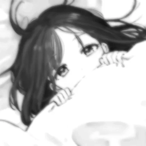 anime girls, menina anime, desenhos de anime de meninas, garotas da cama de anime, desenhos de garotas de anime