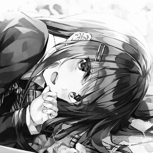 anime, figure, anime mignon, anime girl, anime triste