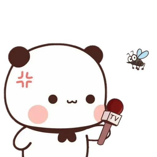 gambar, clipart, gambarnya lucu, kawaii panda brownie