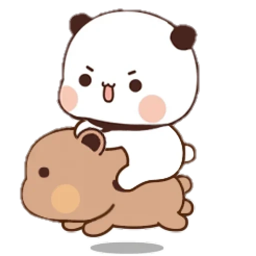 kawaii, cute drawings, the bear is cute, kawaii drawings, milk mocha bear mishka
