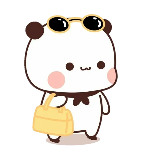 meo, kawaii, gambar lucu, kawaii panda brownie, gambar chibi yang lucu