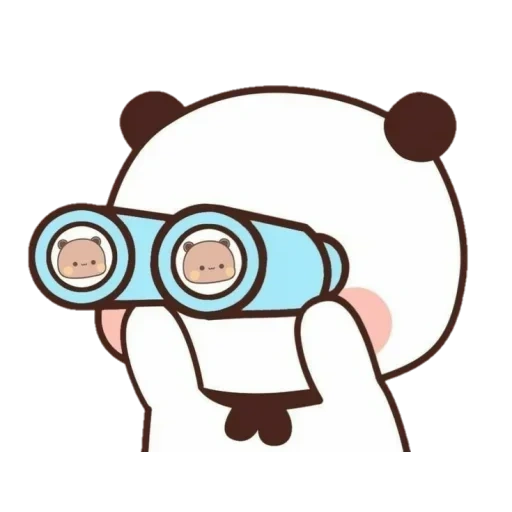 pin di, cute cartoon, cute drawings, milk mocha bear, panda dudu bubu