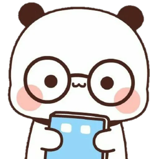 kawaii, panda is dear, the drawings are cute, lovely panda drawings, panda is a sweet drawing