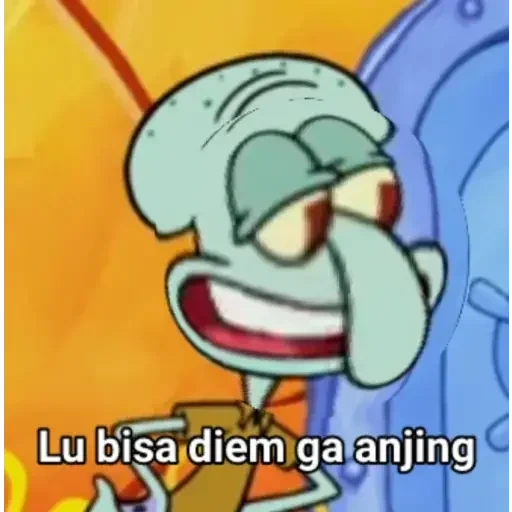 squidward, crying sweedward, squidward yang sedih, nenek squidward, squidward spongebob