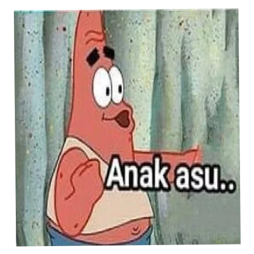 patrick, patrick, patrick lucu, spongebob patrick, pertunjukan komedi patrick starr