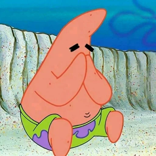 patrick, bob esponja, esponja bebé patrick, llorando esponja bebé, pantalones cuadrados de esponja bebé