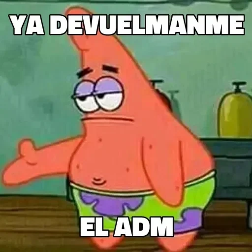 patrick, patrick estrela, patrick shock, piadas engraçadas, bob esponja como dizemos a ele