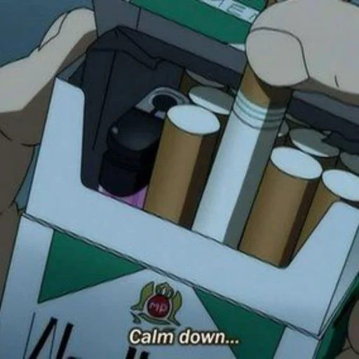 аниме, аниме сигарой, сигареты аниме, аниме сигареты эстетика, пушкоголовый сигареты аниме