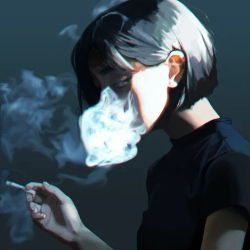 soundcloud, арт сигаретой, курящая девушка, женское курение, девушка сигаретой арт