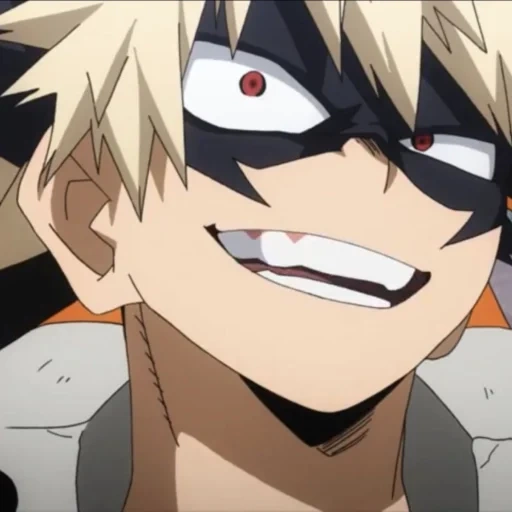 the bakugo, bakugo, bakugou, katsuki bakugou, bakugo katsuki lächelt