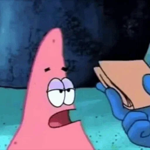 patrick, patrick star, patrick shock, patrick wallet meme, sponge bob square pants