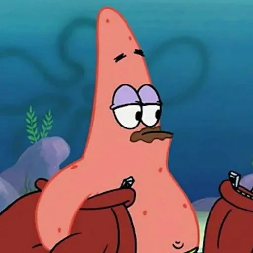 patrick, patrick bob l'éponge, bob l'éponge chocolat, patrick secret bob l'éponge, pantalon carré bob l'éponge