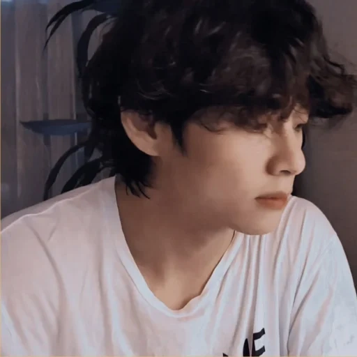 taehen, taehen kim, kim ta hyun, bts taehyung, kim taehyun curly 2020