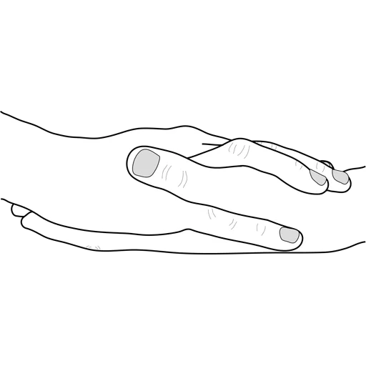 рука, пальцы, часть тела, самомассаж, техника массажа