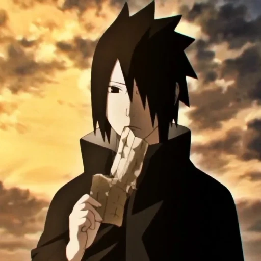 sasuke, the sasuke, uchi bosasuke, sasuke ushibo lächelt, anime naruto sasuke