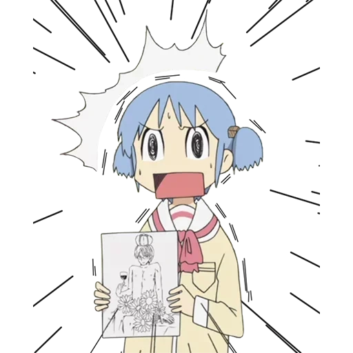 nichijou, nichijou mio, cara nichijou, autokara nichijou