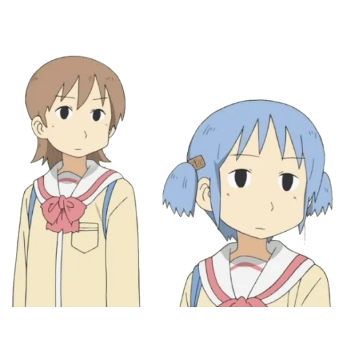 nichijou, anime di nichijou mio, anime life trivial, anime yuri life trivial, screenshot di anime life trivial