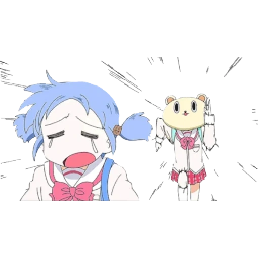 anime, anime, nichijou mio, anime charaktere, nichijou animated series