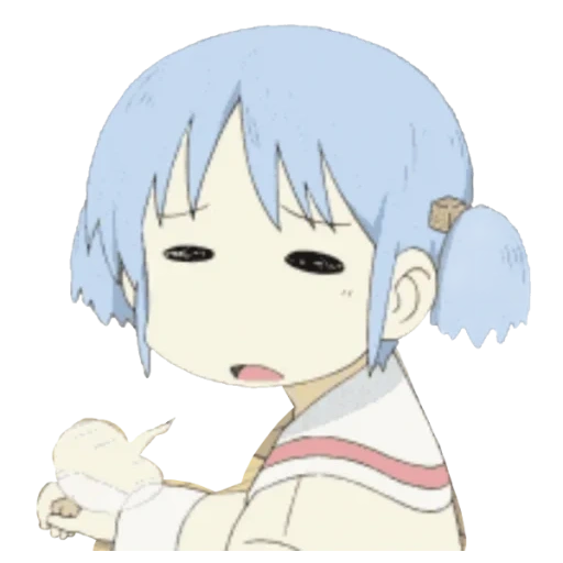 anime, nichijou yukko, personajes de anime, serie animada de nichijou, las pequeñas cosas de la vida nichijou