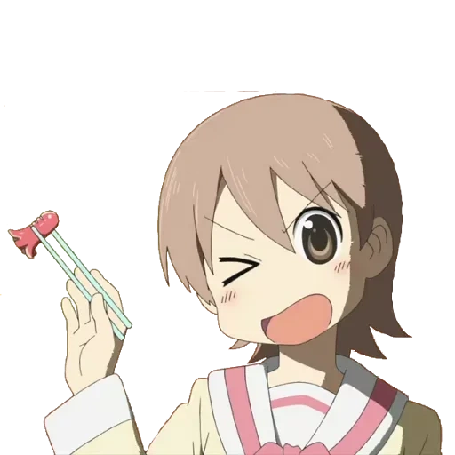 anime, nichijou, anime lindo, nichijou op 2, nichijou yukko