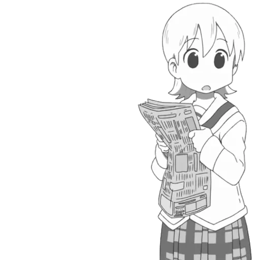 рисунок, nichijou, юки нагато, anime nichijou фон, исчезновение юки нагато